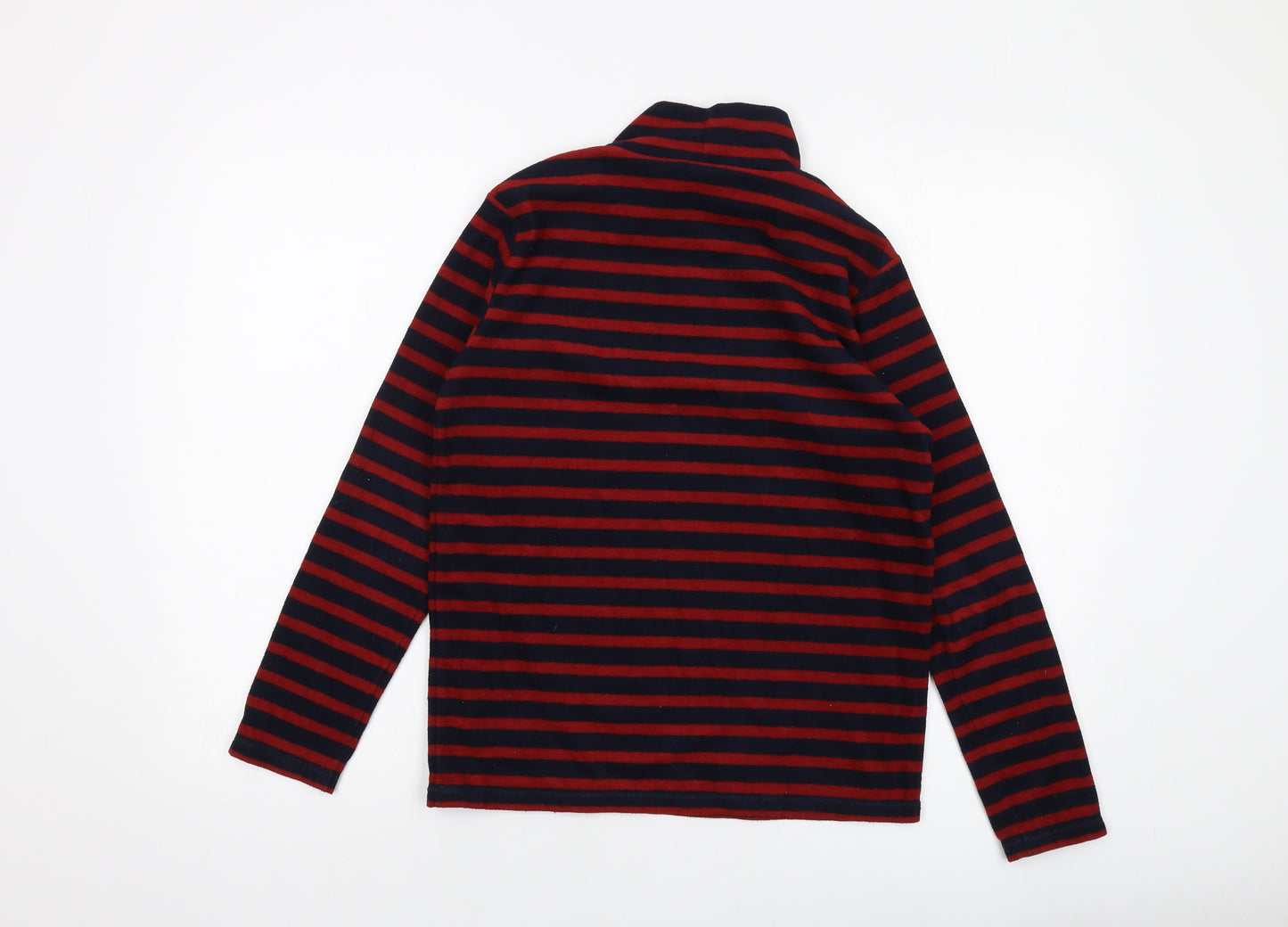 Uniqlo Womens Blue Striped Polyester Pullover Sweatshirt Size 12 Pullover