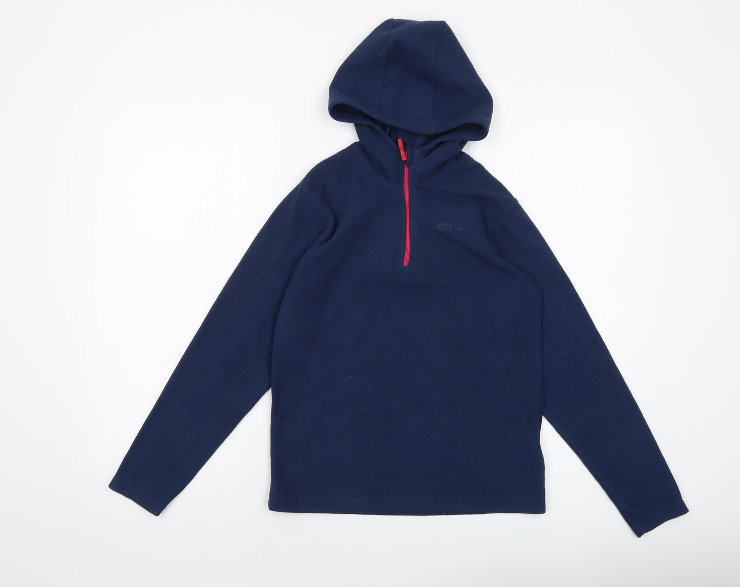 Mountain Warehouse Boys Blue Polyester Pullover Hoodie Size 11-12 Years Zip