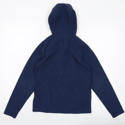 Mountain Warehouse Boys Blue Polyester Pullover Hoodie Size 11-12 Years Zip