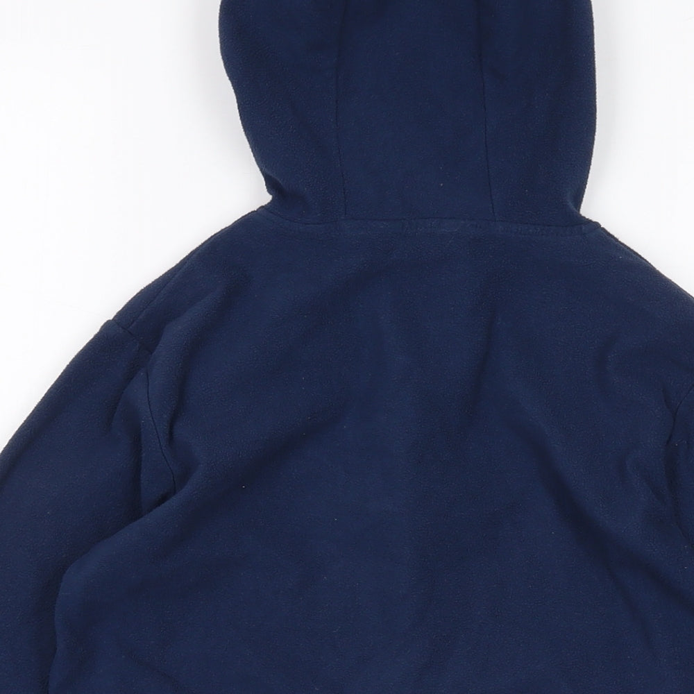 Mountain Warehouse Boys Blue Polyester Pullover Hoodie Size 11-12 Years Zip