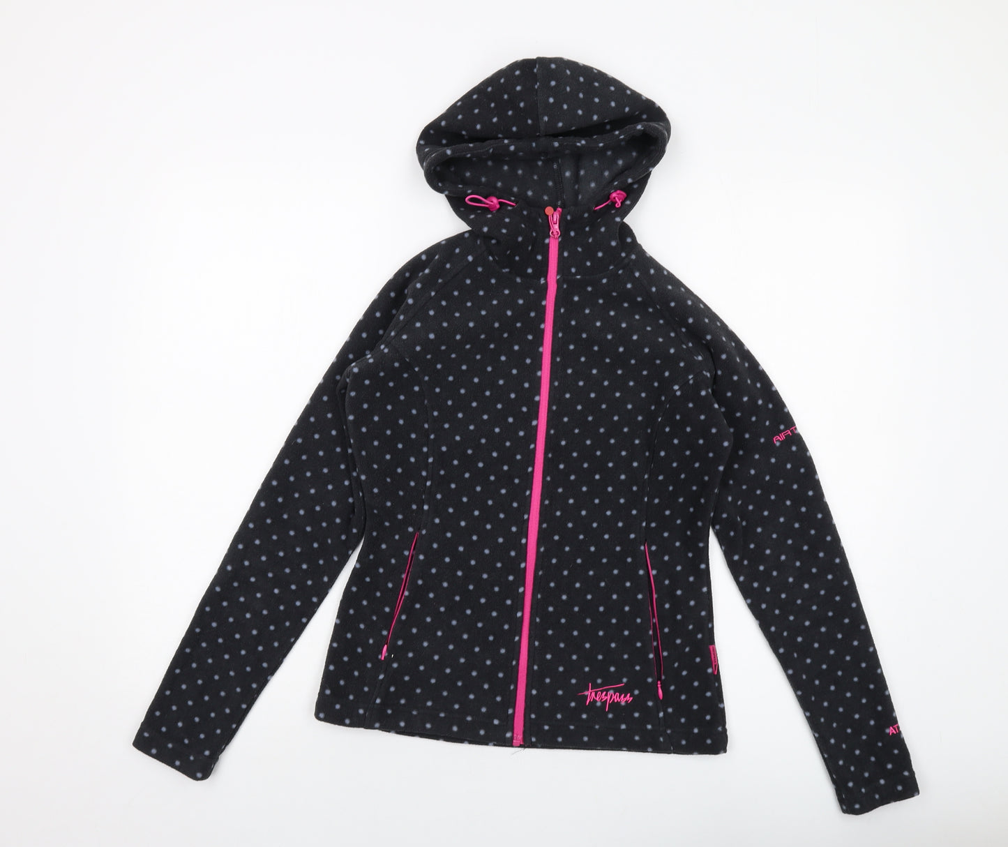 Regatta Girls Blue Polka Dot Jacket Size 11-12 Years Zip