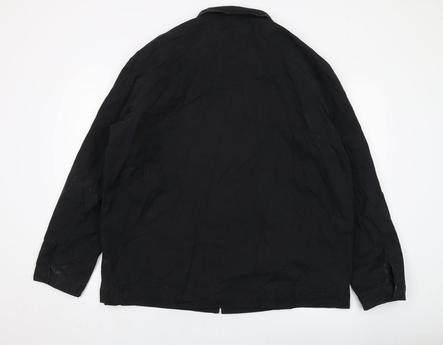 Thomas Nash Mens Black Jacket Size 2XL Zip