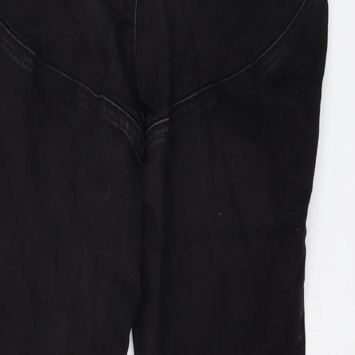 Asoos Womens Black Cotton Skinny Jeans Size 18 L25 in Regular Button