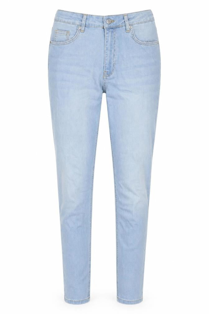 NA-KD Womens Blue Cotton Skinny Jeans Size 12 L28 in Regular Button