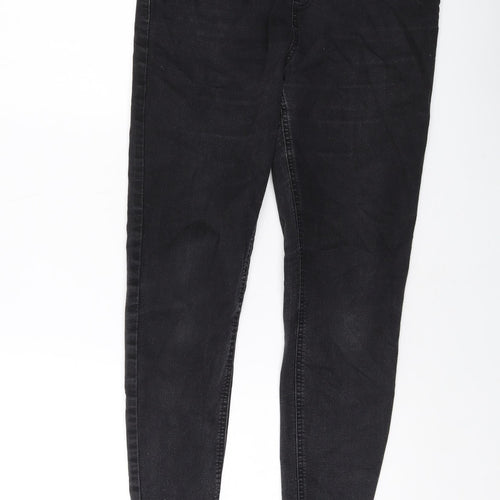Marks and Spencer Womens Grey Cotton Jegging Jeans Size 14 L26 in Regular