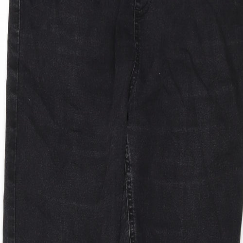 Marks and Spencer Womens Grey Cotton Jegging Jeans Size 14 L26 in Regular