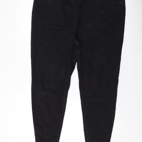 Marks and Spencer Womens Black Cotton Jegging Jeans Size 22 L27 in Regular