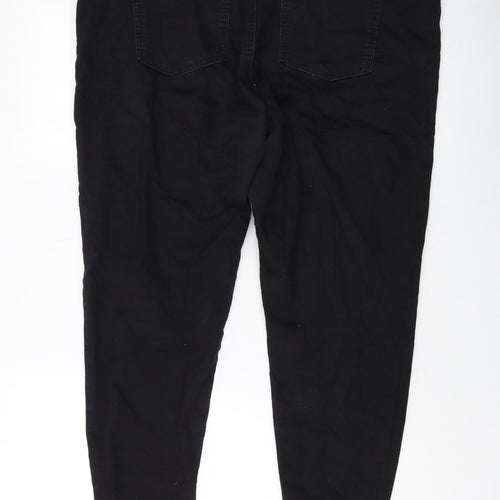 Marks and Spencer Womens Black Cotton Jegging Jeans Size 22 L27 in Regular