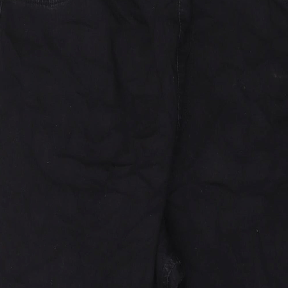 Marks and Spencer Womens Black Cotton Jegging Jeans Size 22 L27 in Regular