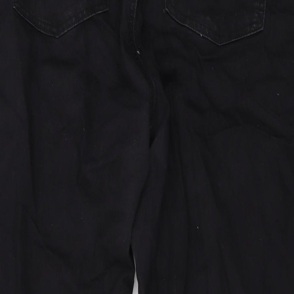 Marks and Spencer Womens Black Cotton Jegging Jeans Size 22 L27 in Regular