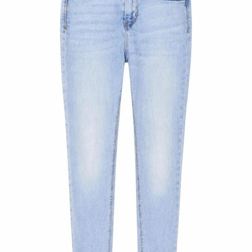 Pimke Womens Blue Cotton Skinny Jeans Size 10 L26 in Regular Button