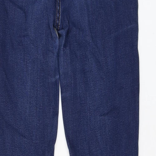 Levi's Womens Blue Cotton Bootcut Jeans Size 28 in L29 in Regular Button
