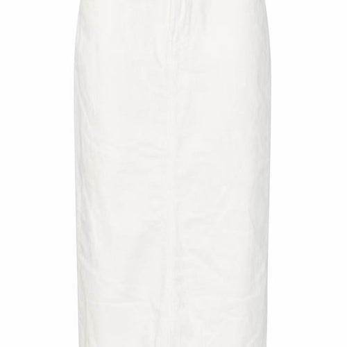 ASOS Womens Ivory Cotton Straight & Pencil Skirt Size 6 Button