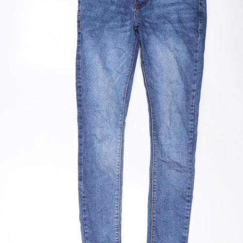 Denim & Co. Mens Blue Cotton Skinny Jeans Size 30 in L32 in Regular Button