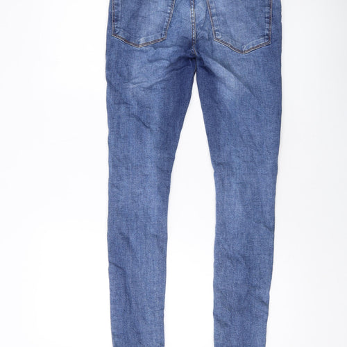 Denim & Co. Mens Blue Cotton Skinny Jeans Size 30 in L32 in Regular Button
