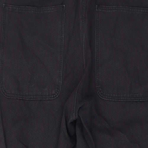 ASOS Womens Black Cotton Mom Jeans Size 34 in L27 in Regular Button