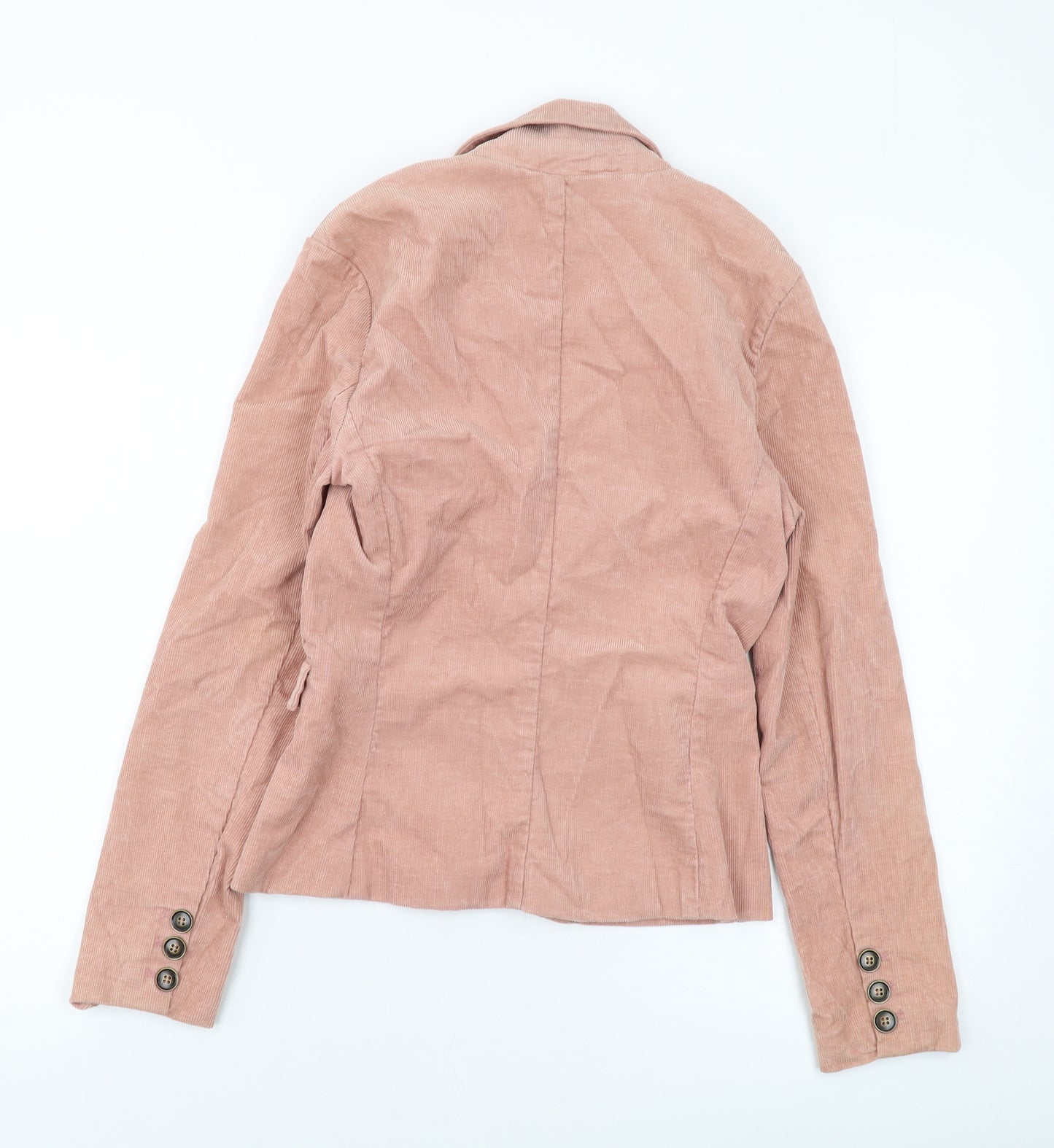 H&M Womens Pink Jacket Size 8 Button