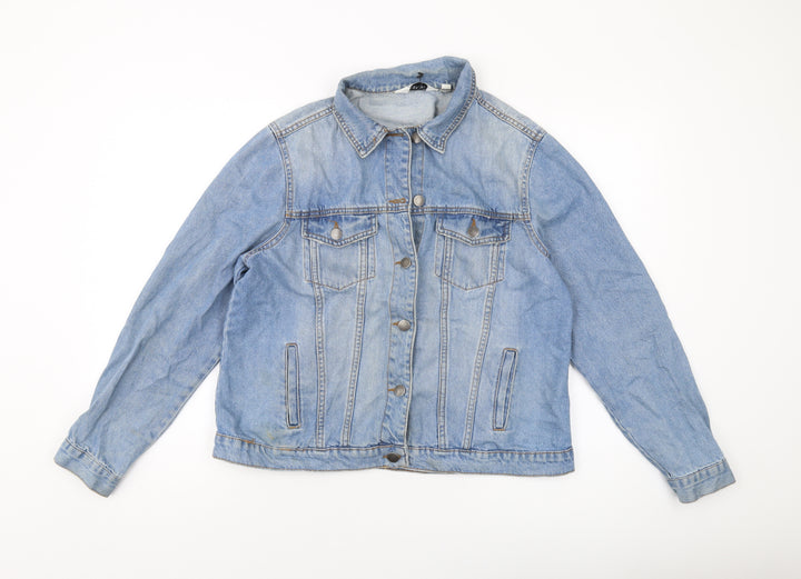 Dorothy Perkins Womens Blue Jacket Size 14 Button