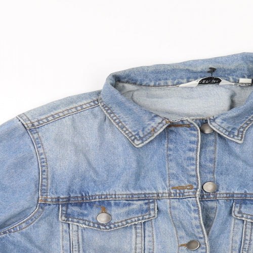 Dorothy Perkins Womens Blue Jacket Size 14 Button