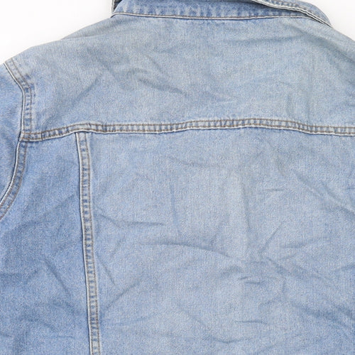 Dorothy Perkins Womens Blue Jacket Size 14 Button