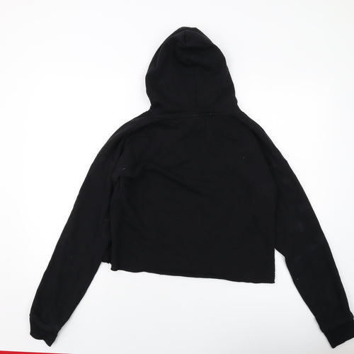 Friends Girls Black Cotton Pullover Hoodie Size 13-14 Years Pullover