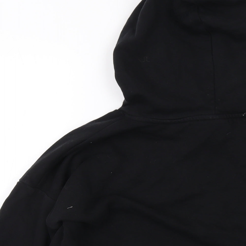 Friends Girls Black Cotton Pullover Hoodie Size 13-14 Years Pullover