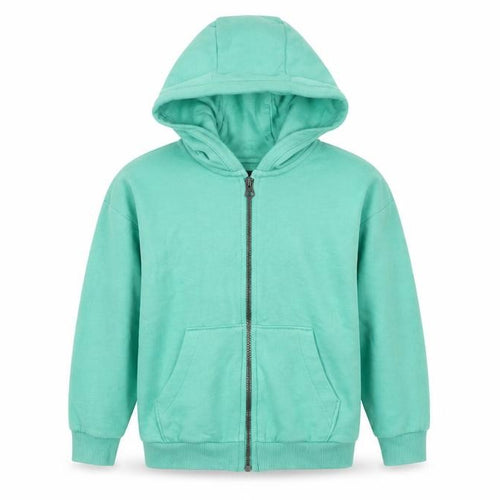 NEXT Boys Green Cotton Full Zip Hoodie Size 5 Years Zip