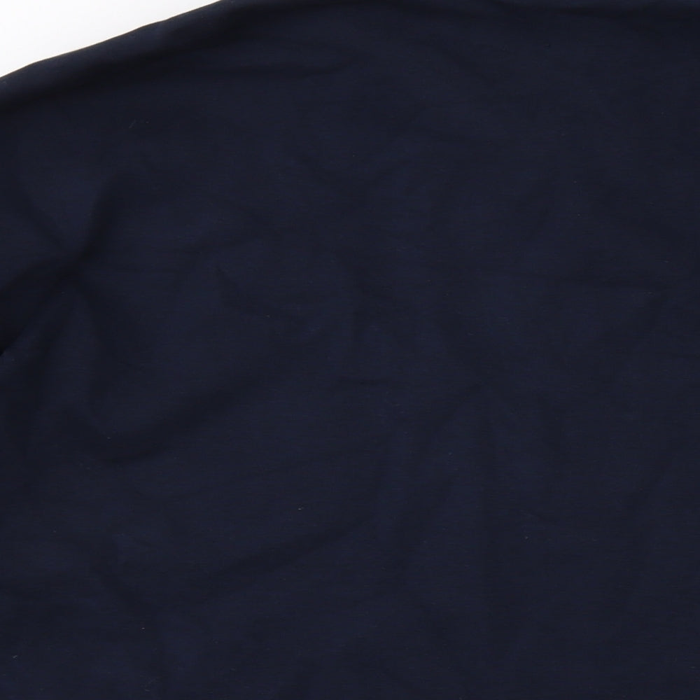 Marks and Spencer Mens Blue Cotton Pullover Sweatshirt Size 2XL
