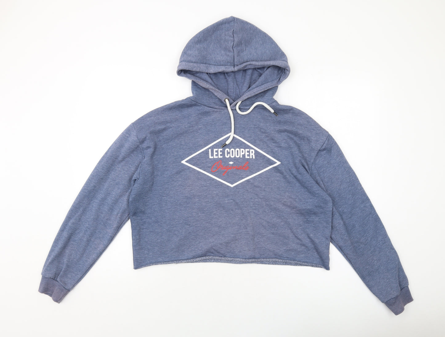 Lee Cooper Womens Blue Polyester Pullover Hoodie Size 12 Pullover