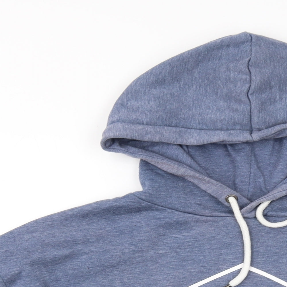 Lee Cooper Womens Blue Polyester Pullover Hoodie Size 12 Pullover