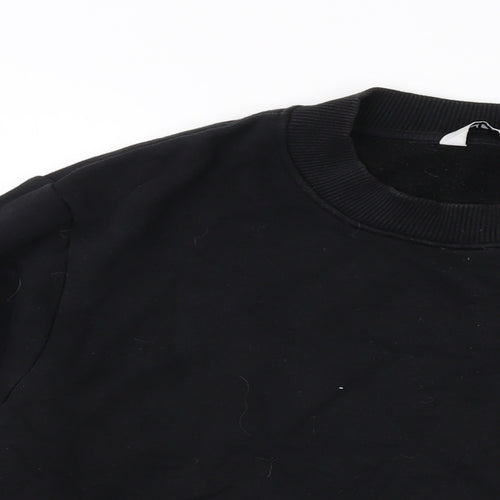 NEXT Mens Black Cotton Pullover Sweatshirt Size M