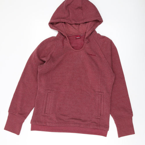 LA Gear Womens Red Polyester Pullover Hoodie Size 10 Pullover