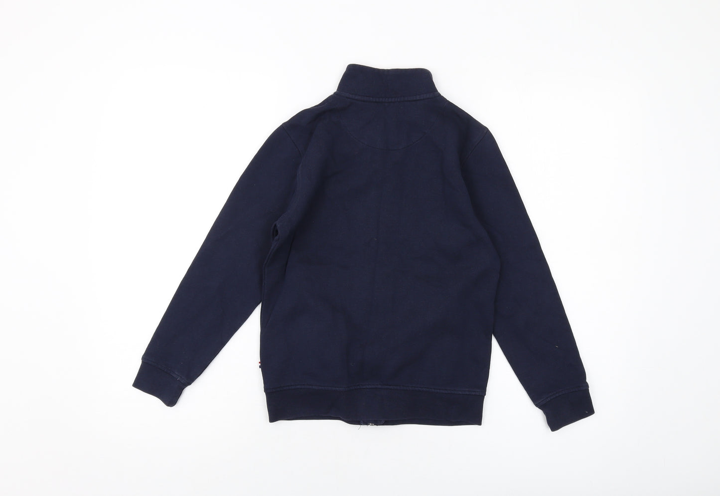 US Polo Assn. Boys Blue Cotton Full Zip Sweatshirt Size 8-9 Years Zip