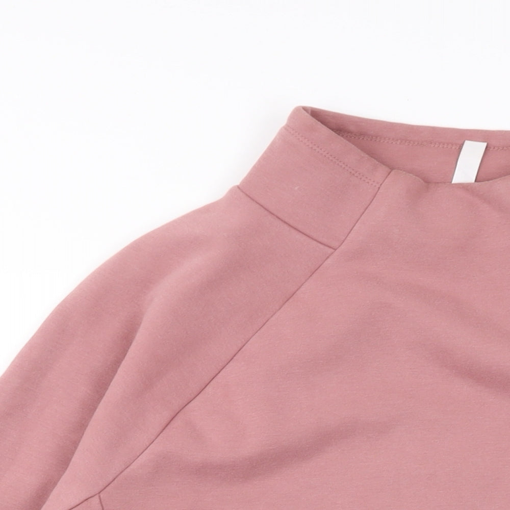Fabletics Womens Pink Polyester Pullover Sweatshirt Size L Pullover