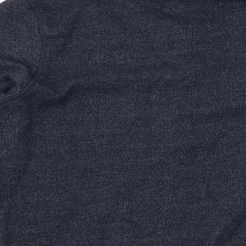 Selected Mens Blue Cotton Pullover Sweatshirt Size M