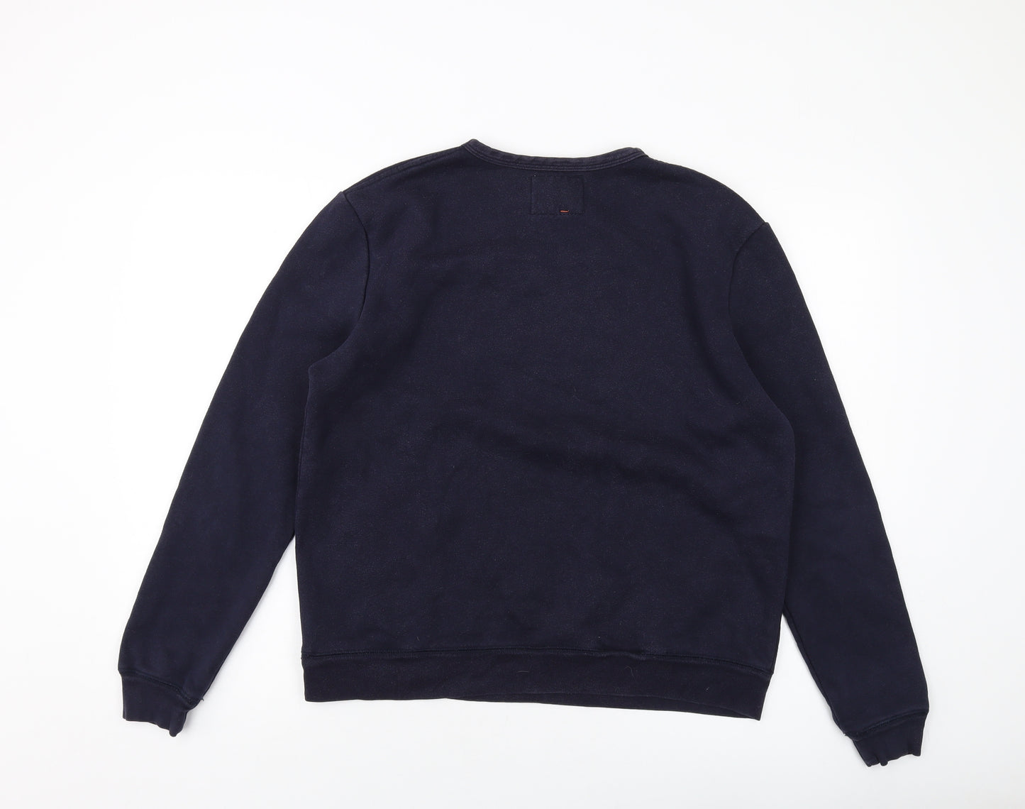 Hymn Womens Blue Cotton Pullover Sweatshirt Size M Pullover