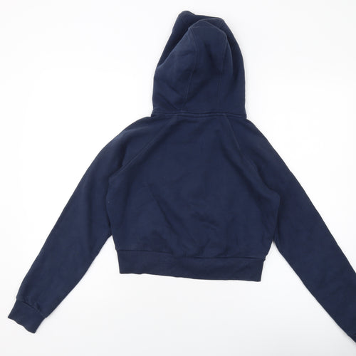 ellesse Womens Blue Cotton Pullover Hoodie Size 6 Pullover