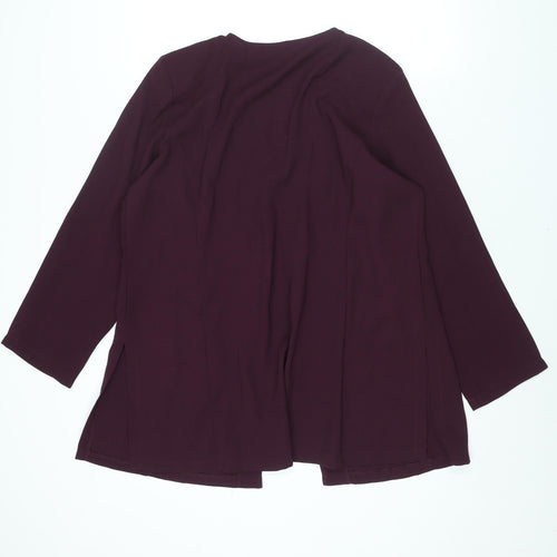 Berkertex Womens Purple Jacket Size 20 Button