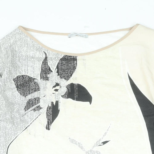 Zara Womens Multicoloured Polyester Basic Blouse Size M Round Neck - Floral Print