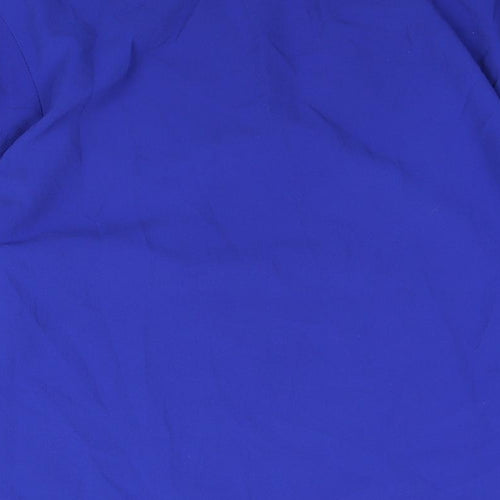 City Chic Womens Blue Polyester Tunic Blouse Size 14 V-Neck