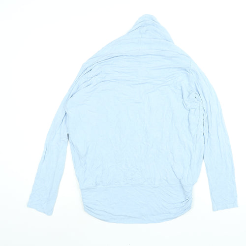 Phase Eight` Womens Blue Viscose Basic Blouse Size L V-Neck