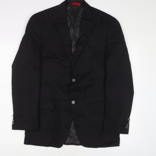 Alfani Mens Black Wool Jacket Suit Jacket Size 38 Regular