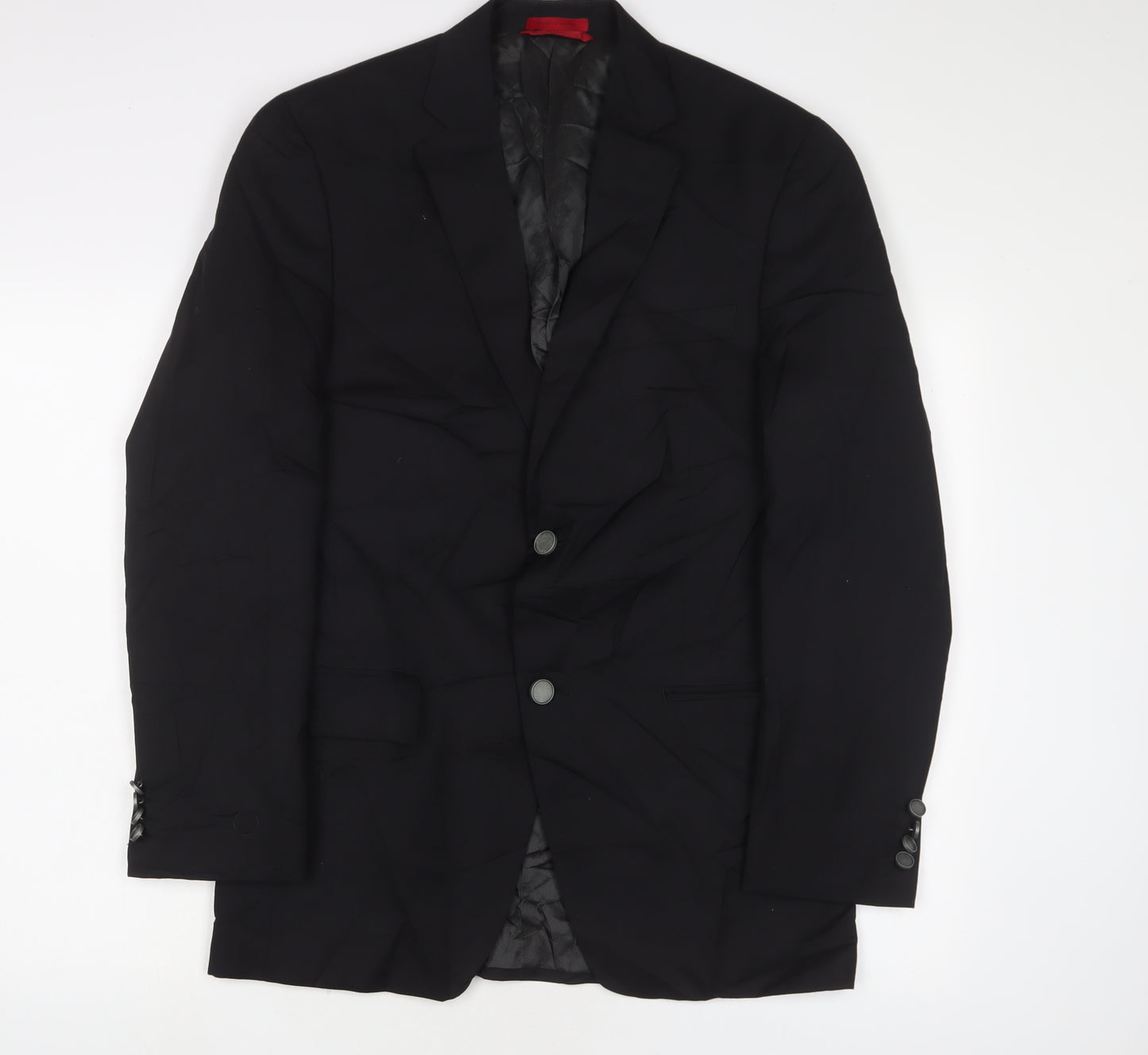 Alfani Mens Black Wool Jacket Suit Jacket Size 38 Regular