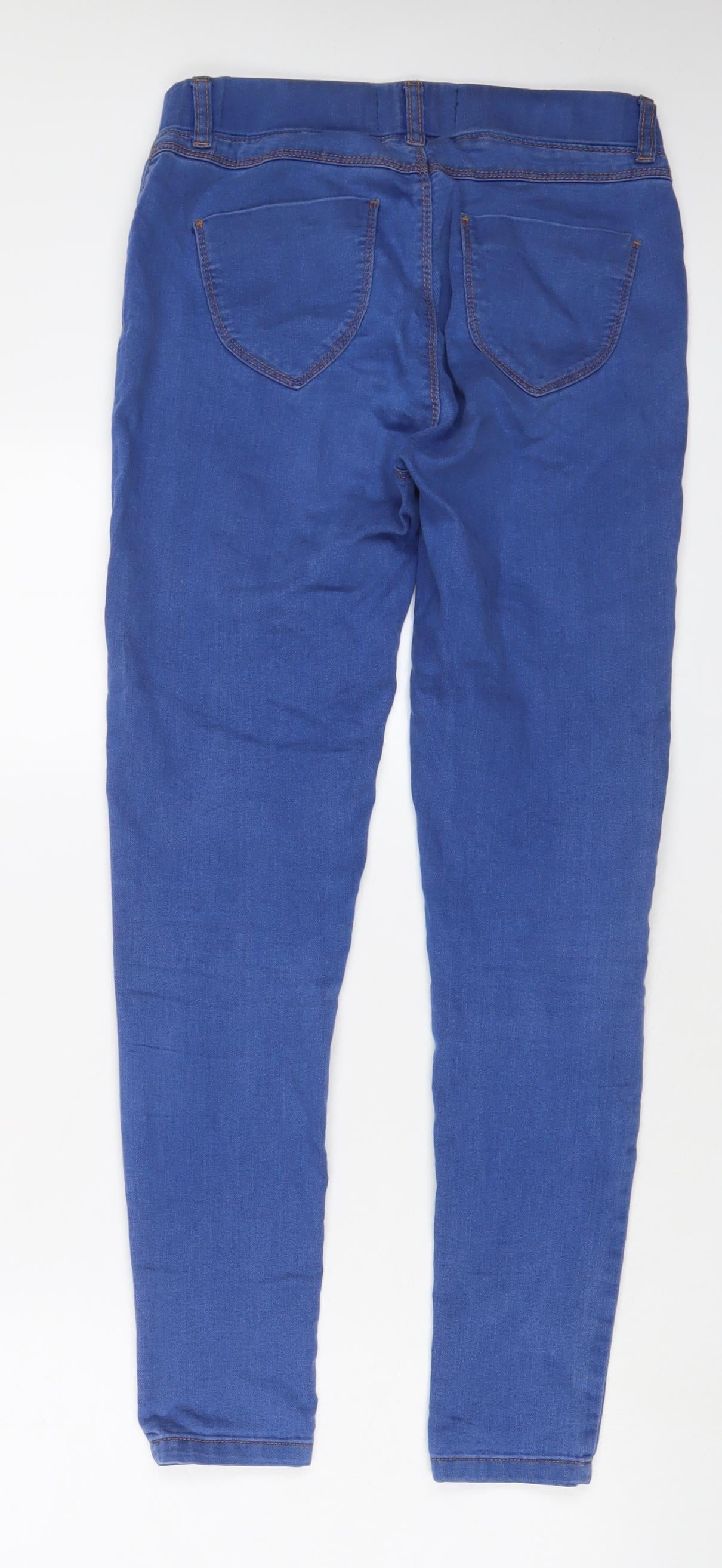 Dorothy Perkins Womens Blue Cotton Jegging Jeans Size 8 L28 in Regular