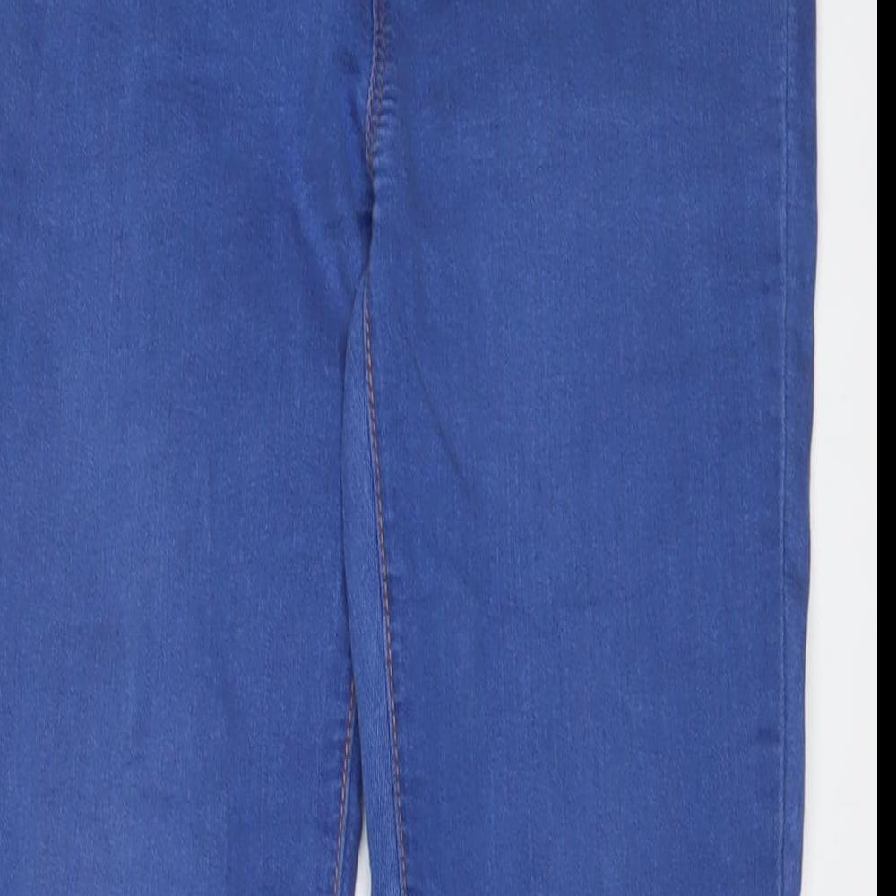 Dorothy Perkins Womens Blue Cotton Jegging Jeans Size 8 L28 in Regular