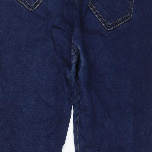 Boohoo Womens Blue Cotton Jegging Jeans Size 14 L28 in Regular