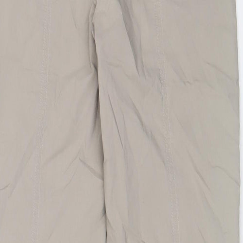 ROBELL Womens Beige Viscose Trousers Size 32 in L24 in Regular