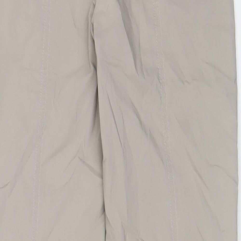 ROBELL Womens Beige Viscose Trousers Size 32 in L24 in Regular