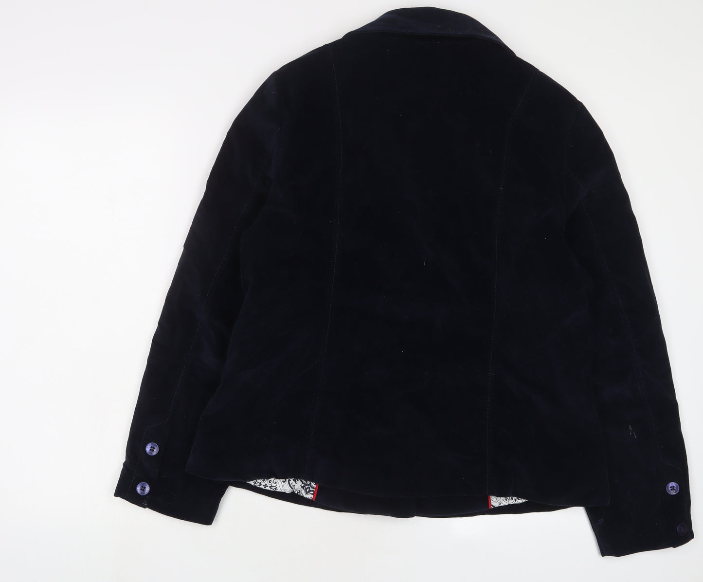 Per Una Womens Blue Jacket Size 18 Button
