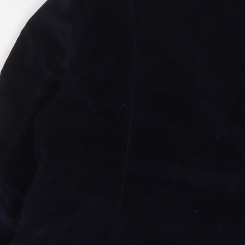 Per Una Womens Blue Jacket Size 18 Button